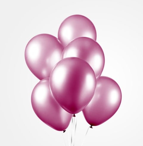 Ilmapallot helmi tumma pinkki 10kpl