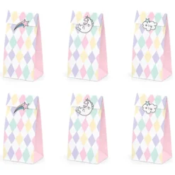 Unicorn -paperipussit tarralla 6kpl