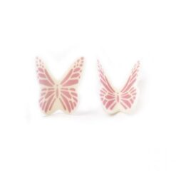 Suklaakoriste butterfly white/pink 120 kpl/rs  Koko: 35x30x15 mm