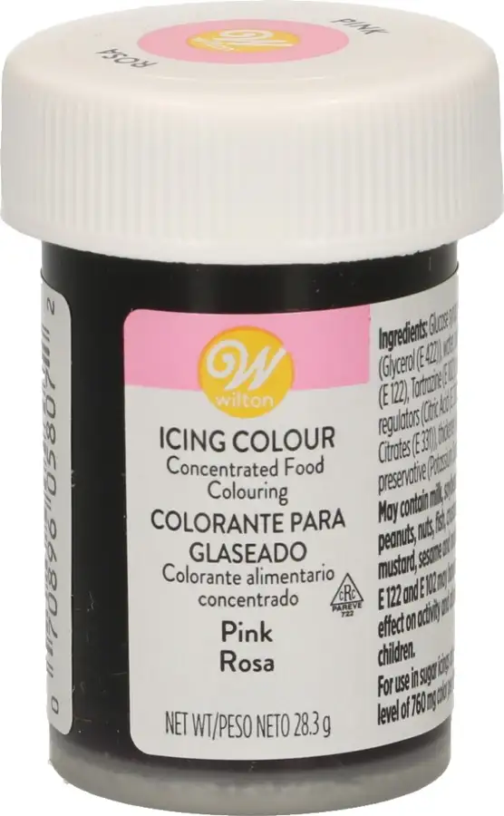 Wilton pastaväri vaaleanpunainen 28g
