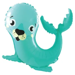 Suloinen hylje-foliopallo 45x63cm