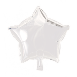 Foliopallo tähti, valkoinen 45cm