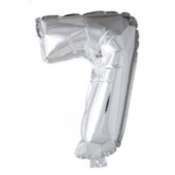 Puhallettava foliopallo nro 7 40cm hopea