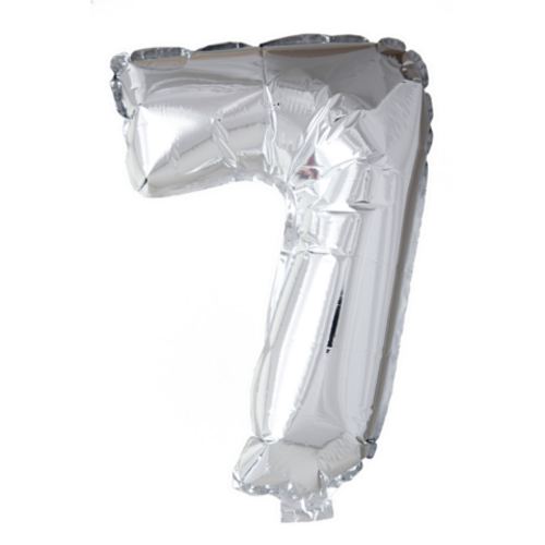 Puhallettava foliopallo nro 7 40cm hopea