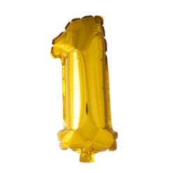 Puhallettava foliopallo nro 1 40cm kulta