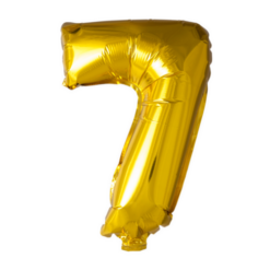 Puhallettava foliopallo nro 7 40cm kulta