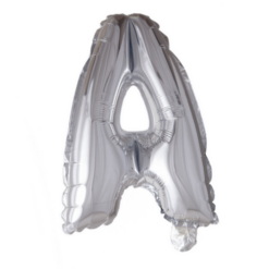 Puhallettava foliopallo A 40cm hopea