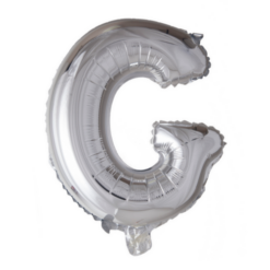 Puhallettava foliopallo G 40cm hopea