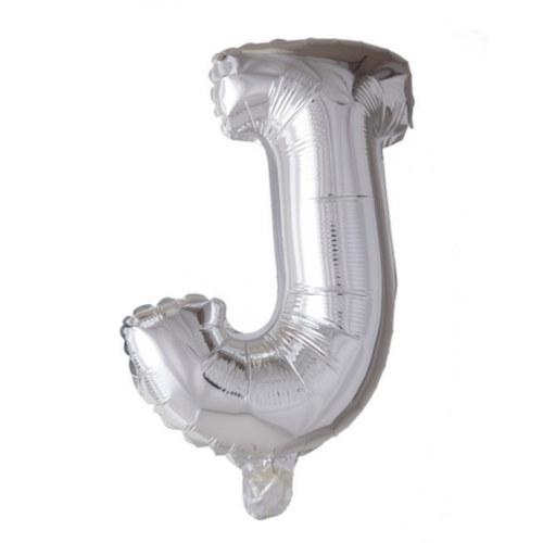 Puhallettava foliopallo J 40cm hopea