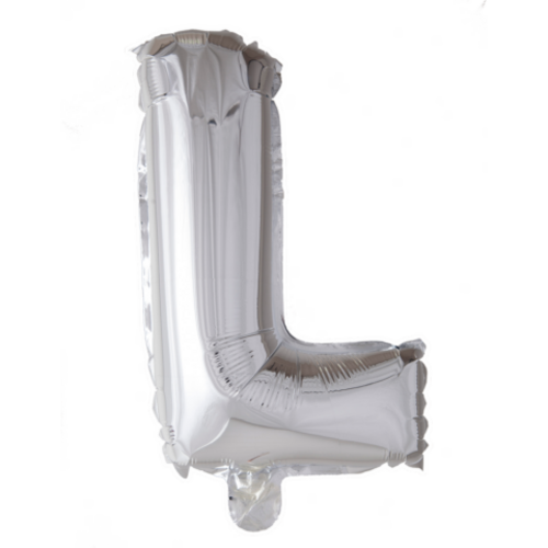 Puhallettava foliopallo L 40cm hopea