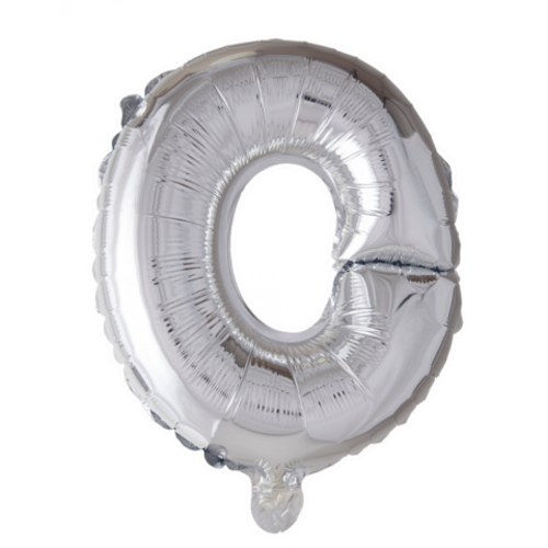 Puhallettava foliopallo O 40cm hopea