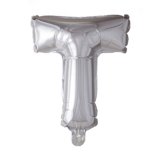 Puhallettava foliopallo T 40cm hopea