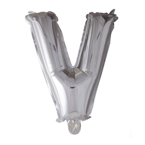 Puhallettava foliopallo V 40cm hopea