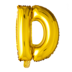 Puhallettava foliopallo D 40cm kulta