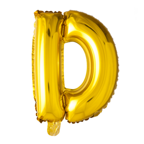 Puhallettava foliopallo D 40cm kulta