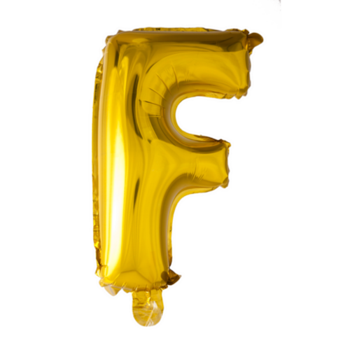 Puhallettava foliopallo F 40cm kulta