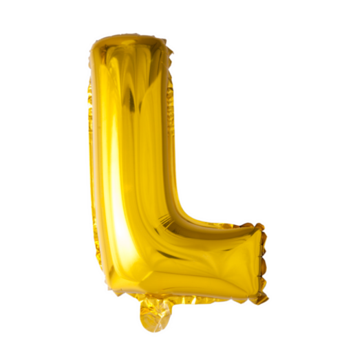 Puhallettava foliopallo L 40cm kulta