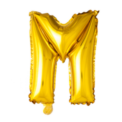 Puhallettava foliopallo M 40cm kulta