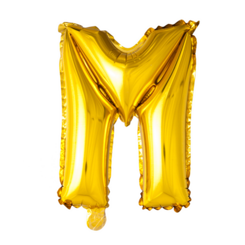 Puhallettava foliopallo M 40cm kulta