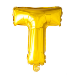 Puhallettava foliopallo T 40cm kulta