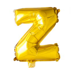 Puhallettava foliopallo Z 40cm kulta