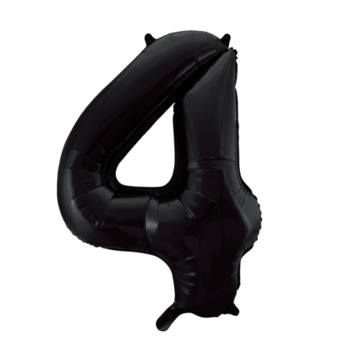 Foliopallo nro 4 86cm musta