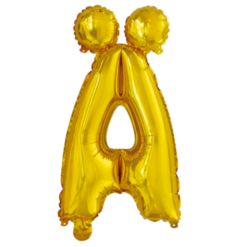 Puhallettava foliopallo Ä 40cm kulta