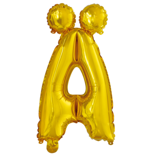 Puhallettava foliopallo Ä 40cm kulta