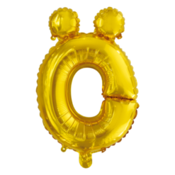 Puhallettava foliopallo Ö 40cm kulta