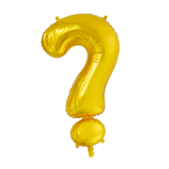 Puhallettava foliopallo ? 40cm kulta