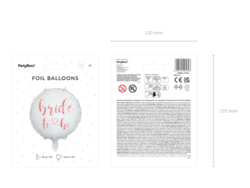 Foliopallo Bride To Be 35cm - Image 5