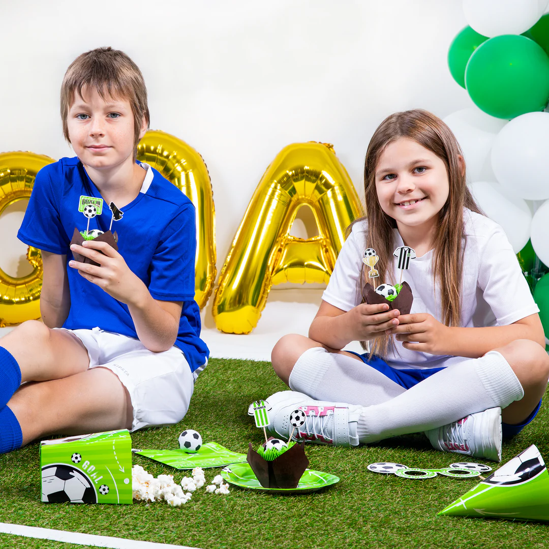 Jalkapallo-cocktailtikut 6kpl - Image 4