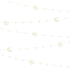 Helmikoristenauha, luonnonvalkoinen 650cm