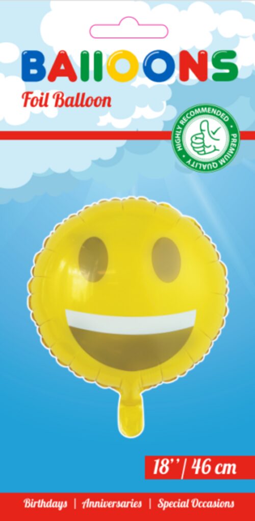 Foliopallo emoji -hymy 46cm - Image 2