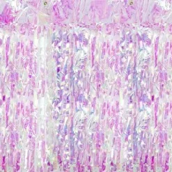 Helmiäinen taustaverho 90x250cm