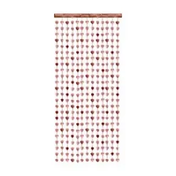 Ruusukulta sydän taustaverho 100x245cm