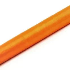 Organza-kangas oranssi 9m