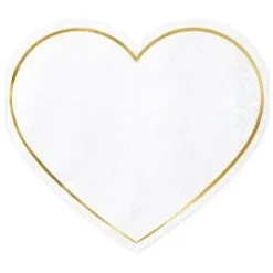 Valk.sydän -muotolautasliinat 20kpl