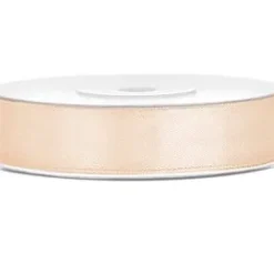 Satiininauha 1,2cm / 25m luonnonvalkoinen