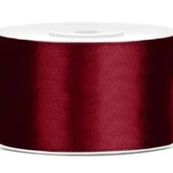 Satiininauha 38mm / 25m tummanpunainen