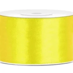Satiininauha 38mm / 25m keltainen