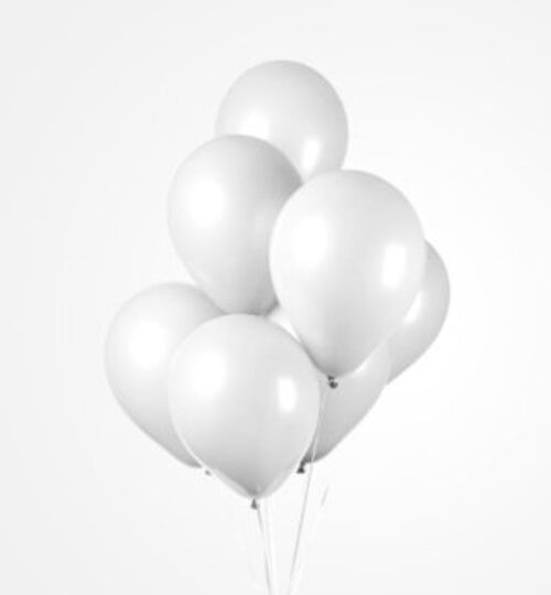 Ilmapallot valkoinen 10kpl