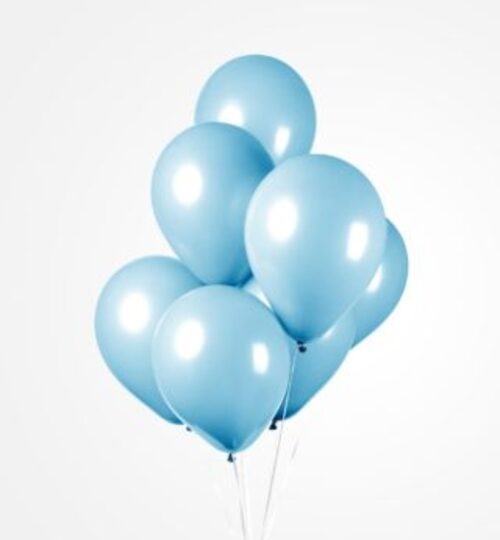 Ilmapallot vaaleansininen 10kpl - Image 2