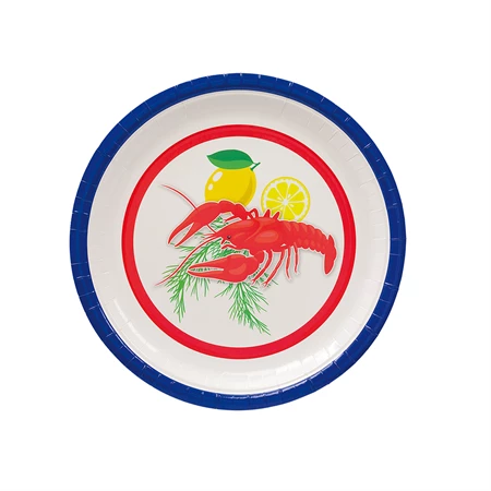 Isot lautaset rapu 8kpl