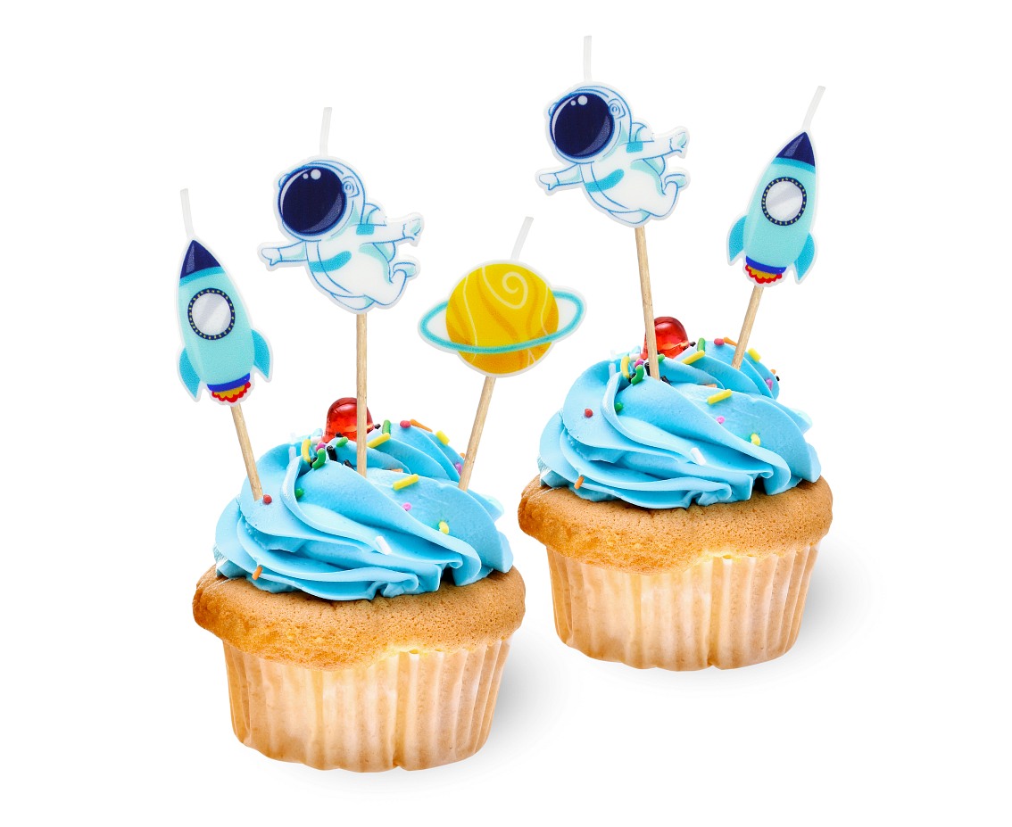 Kakkukynttilät space 5kpl - Image 4