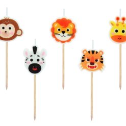 Kakkukynttilät Safari, 5kpl