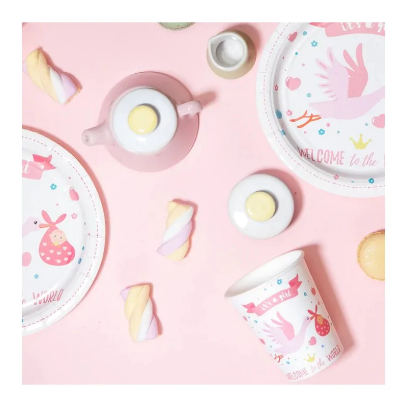 Baby shower girl-mukit 6kpl - Image 2