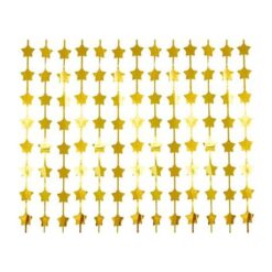 Kultainen tähtiverho 100 x 200