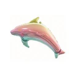 Muotofoliopallo -sateenkaari delfiini