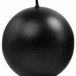 Pallokynttilä musta 8cm